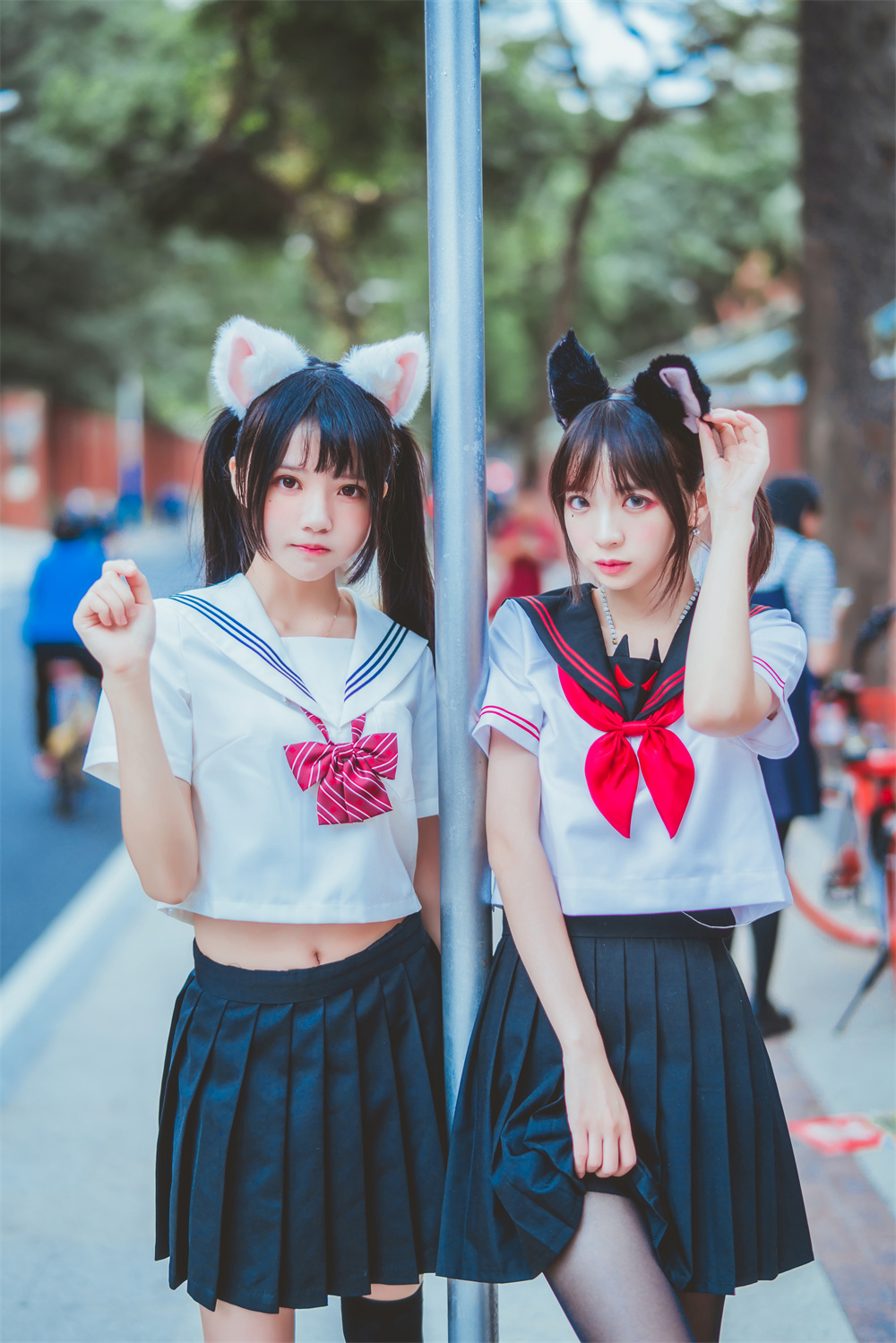 作品：桜桃喵 VOL.025 [33P] JK百合预览图 3