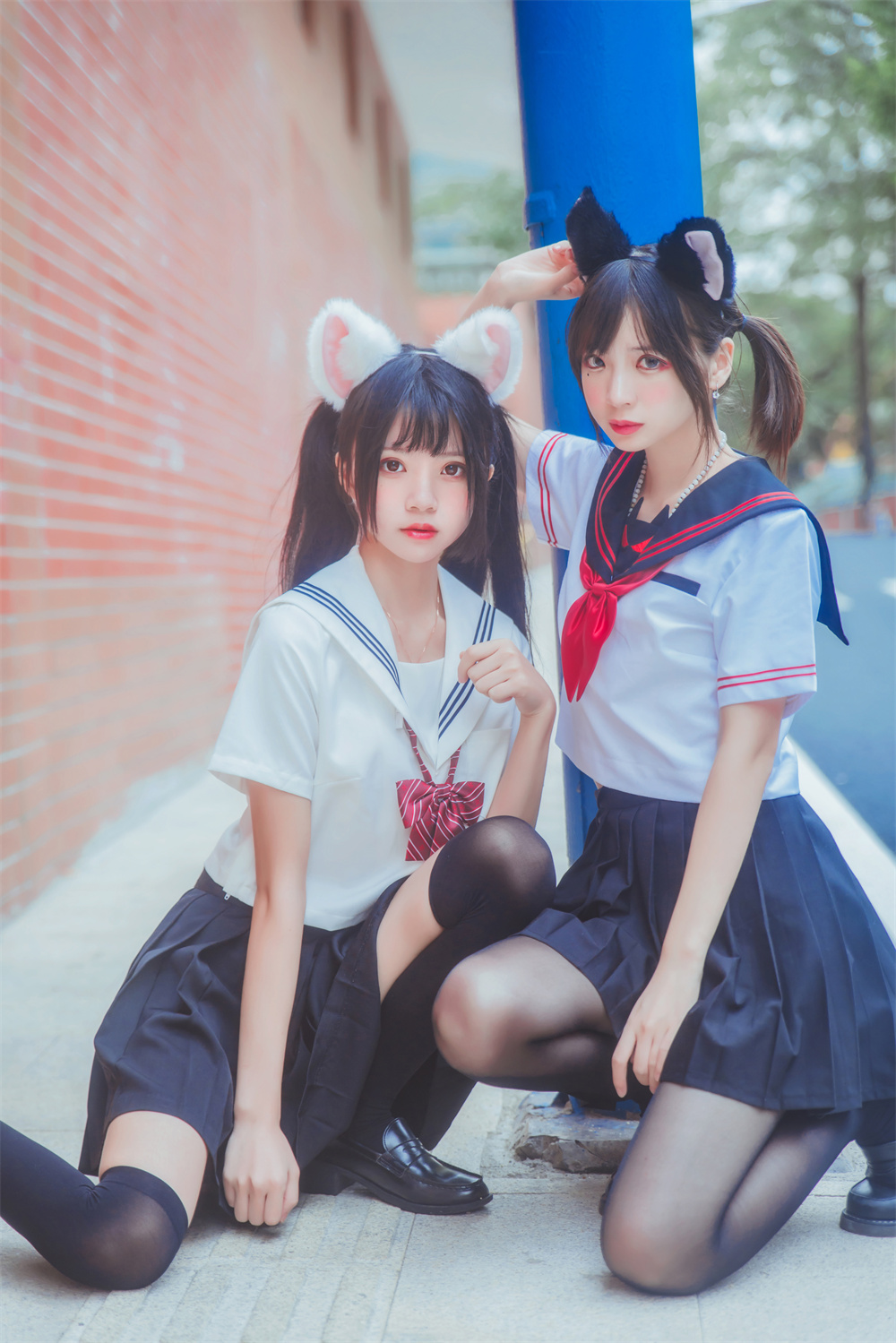 作品：桜桃喵 VOL.025 [33P] JK百合预览图 2