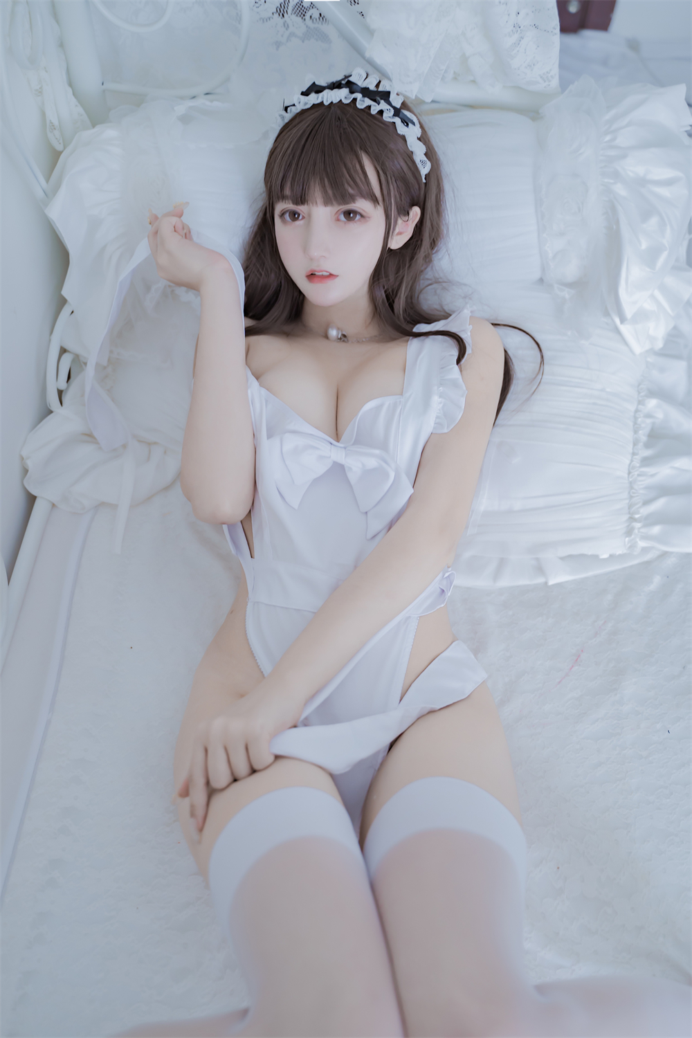 过期米线线喵 连体围裙