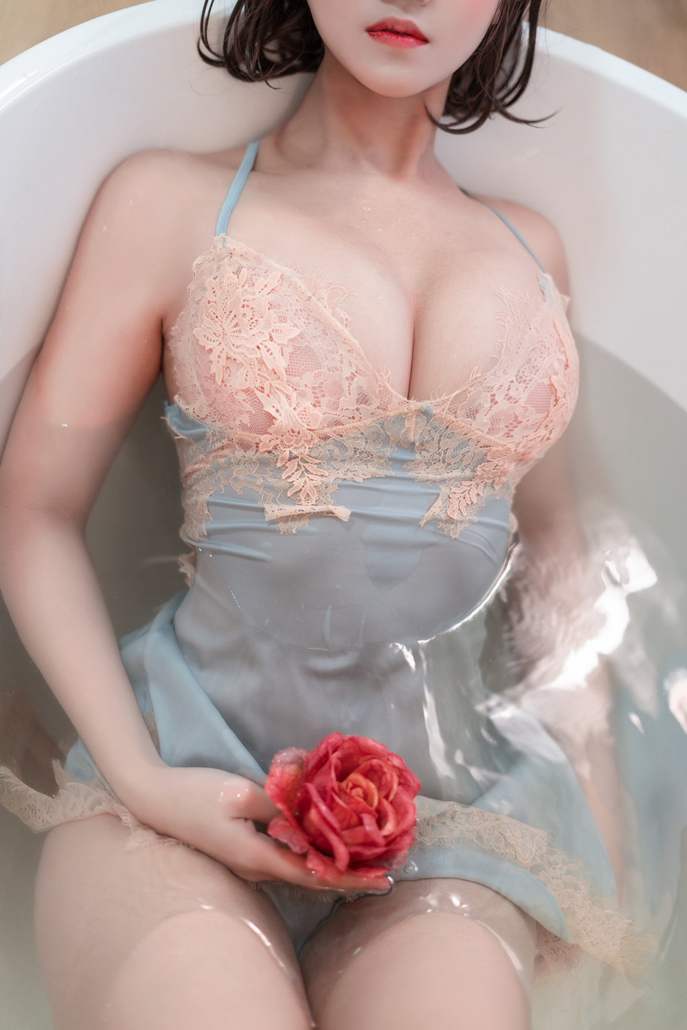 作品：三度_69 NO.058 – 蓝睡裙预览图 2