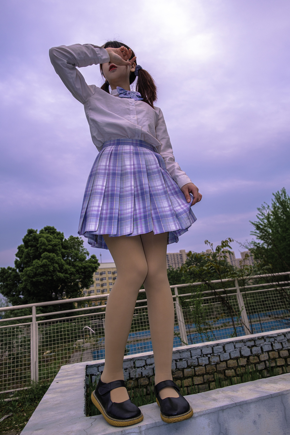 作品：森萝财团 月下-01 小夜 双马尾JK肉丝 300D 真空预览图 2