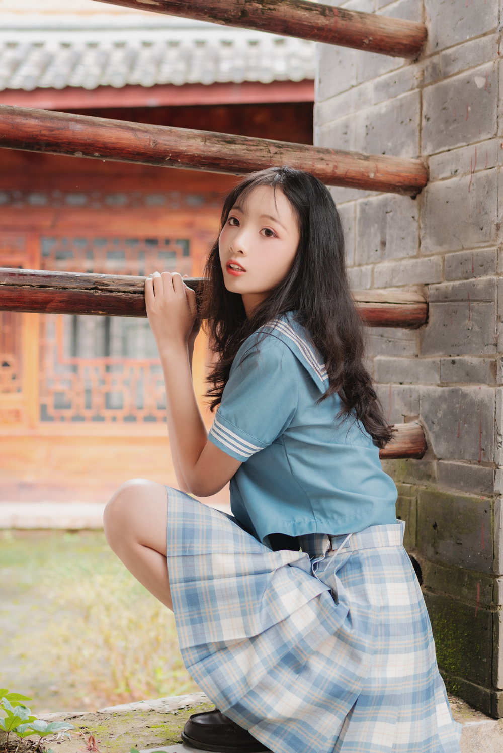 作品：西瓜少女 VOL.004 丽江写真JK预览图 2