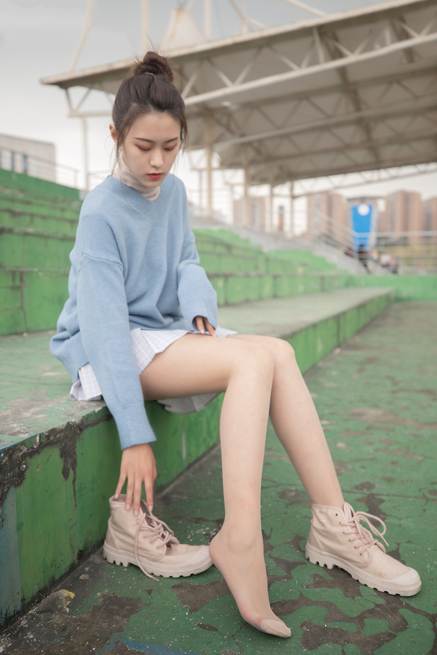 作品：梦丝女神 NO.076 林可儿 学院风女神预览图 2