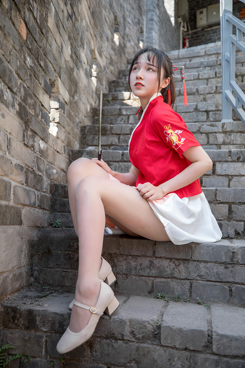 梦丝女神 NO.053 玥玥 长城古风少女