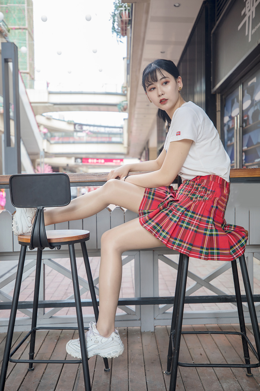 梦丝女神 NO.028 可岚 油光丝袜少女