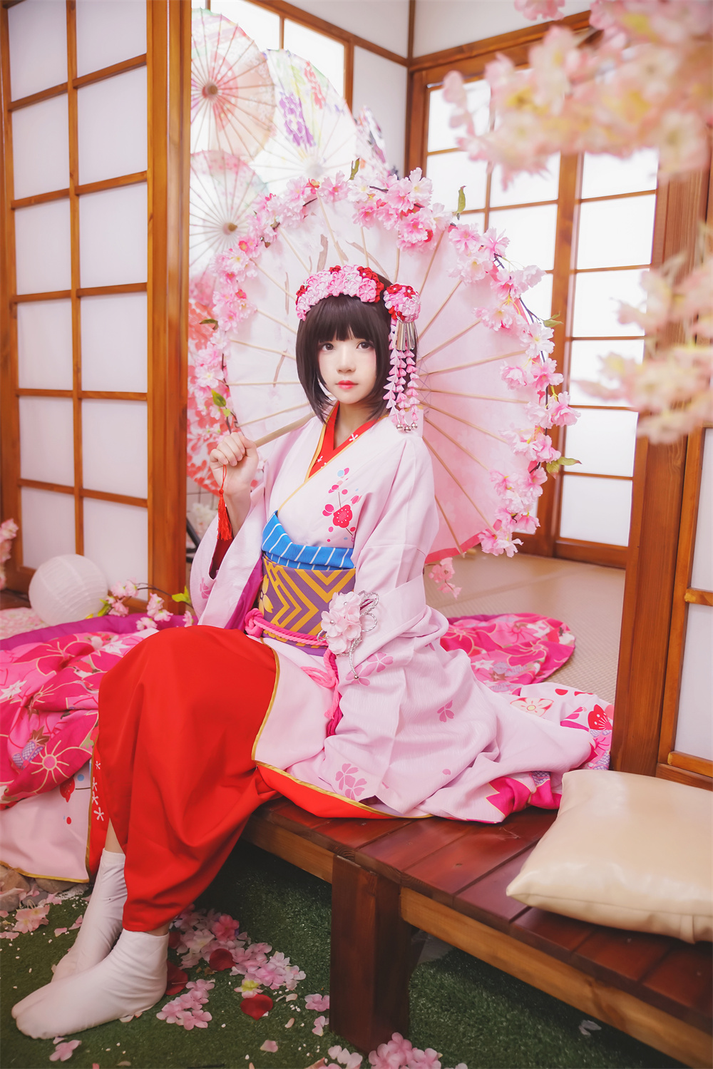 作品：桜桃喵 VOL.008 [23P] 加藤惠系列之和服预览图 3