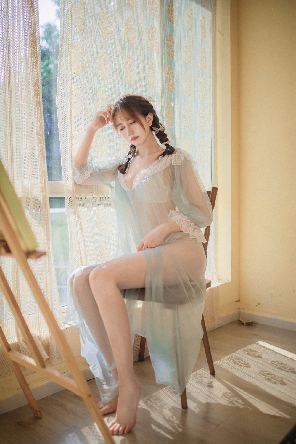 作品：念雪 – 蓝纱衣预览图 2