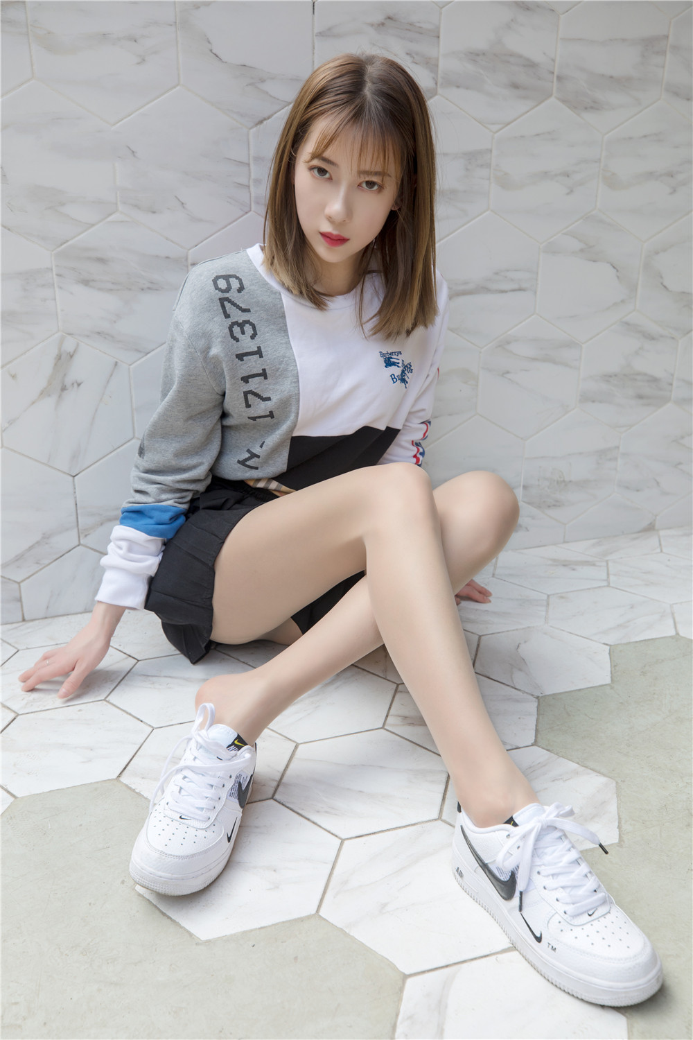 梦丝女神 NO.007 苏沐 笔直细腿