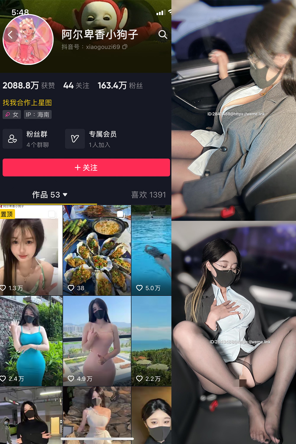 阿尔卑香小狗子 微密圈 NO.007期 更新日期：2023.6.13
