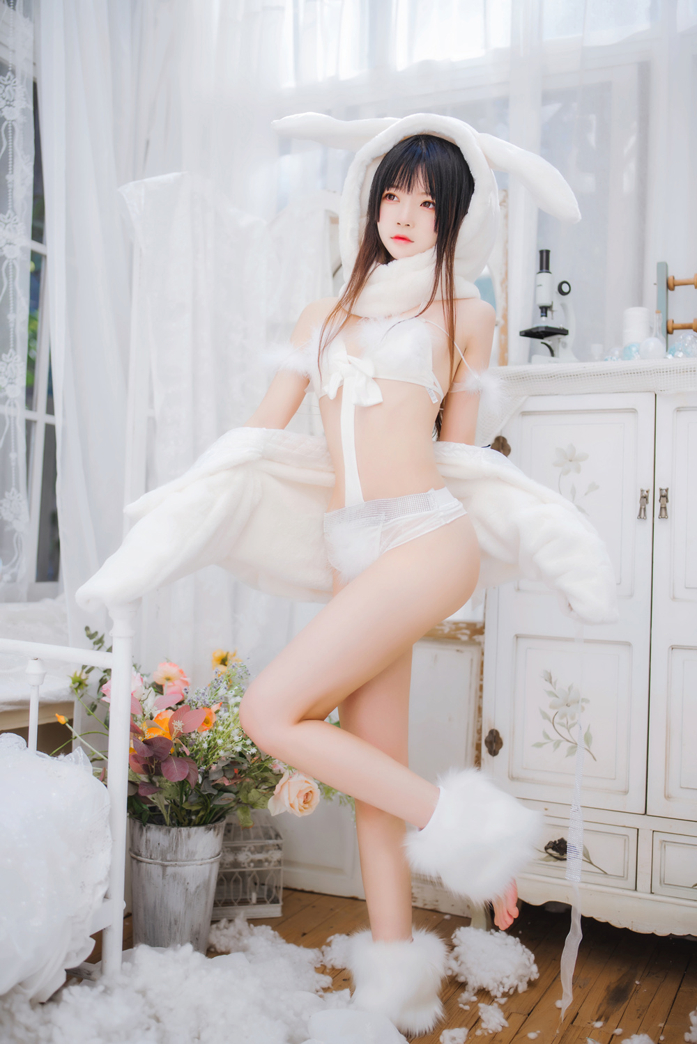 作品：桜桃喵-小白兔02预览图 2