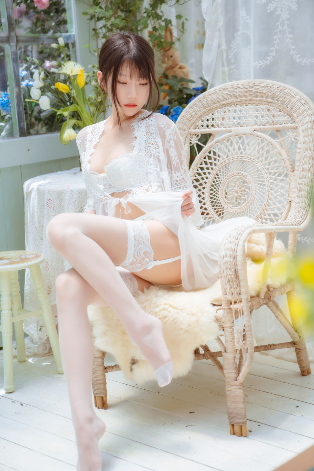 香草喵露露 NO.015 玻璃房少女
