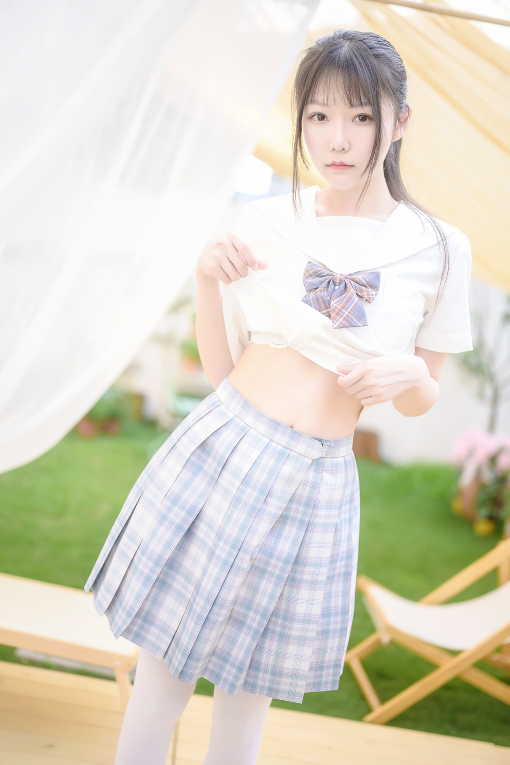 香草喵露露 NO.009 阳光庭院制服