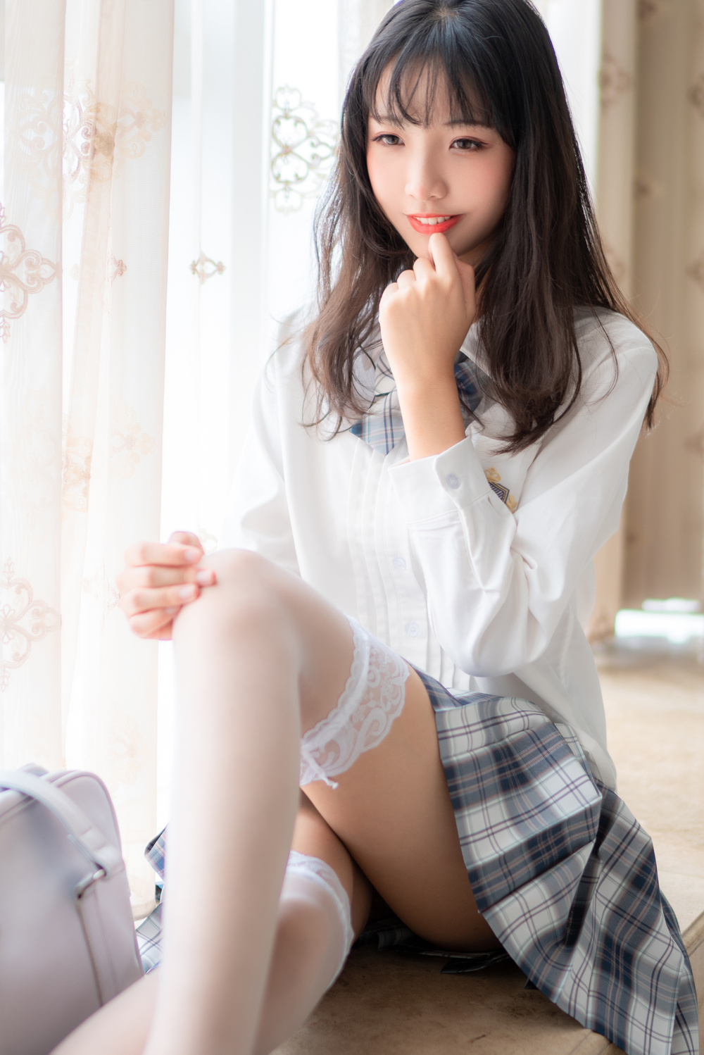 西瓜少女 VOL.022 JK格子裙